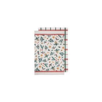 Prosoape de bucătărie din bumbac cu model de Crăciun 2 buc.  45x70 cm Evergreen – Ladelle