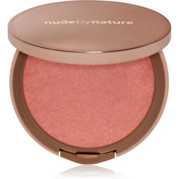 Nude by Nature Cashmere Pressed Blush fard de obraz sub forma de pudra cu efect de nutritiv culoare Pink Lilly 15 g