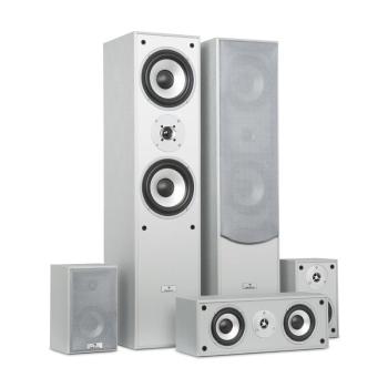 Auna SURROUND, difuzoare, set, home cinema, 335 W, rms, culoare argintie