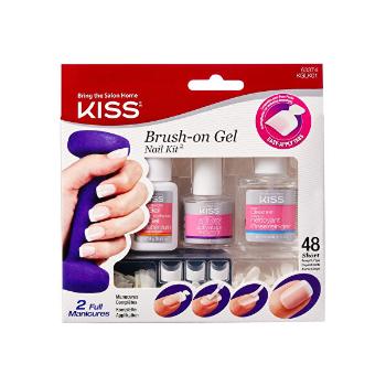KISS Set gel cu auto-uscare Brush-on Gel (Nail Kit)