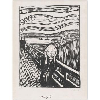 Tablou 70x100 cm Edvard Munch Sketch – Wallity