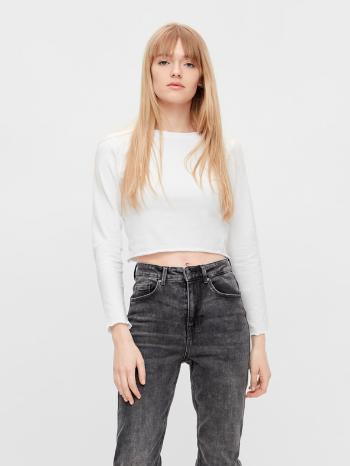 Pieces Maddi Crop top Alb