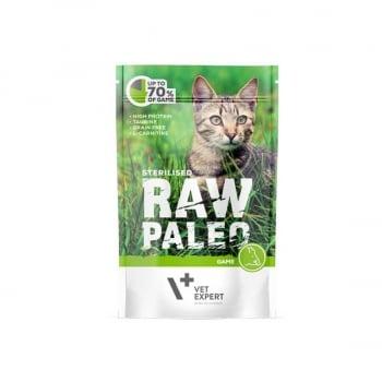 Raw Paleo Sterilised Cat Vanat, 100 g