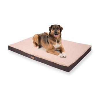 Brunolie Balu, pat pentru câine, pernă pentru câine, lavabil, ortopedic, antiderapant, spumă cu memorie, dimensiunea XXL (140 × 10 × 100 cm