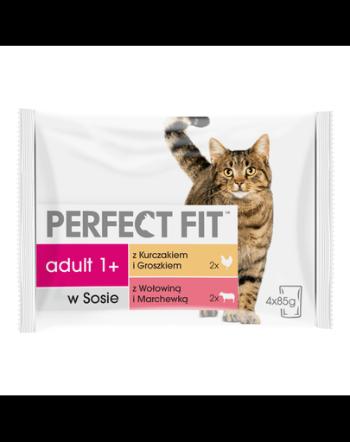 PERFECT FIT Cat Adult 1+ în sos 52 X 85 g