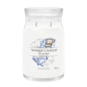 Yankee Candle Lumânare aromatică Signature sticlă mare Soft Blanket 567 g