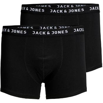Jack&Jones 2 PACK -boxeri pentru bărbați JACJON 12138235 Black S