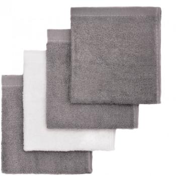 T-TOMI BIO Bamboo Baby Washcloths Balsam de spalat Grey 25 x 25 cm 4 buc