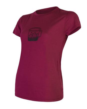 Tricou pentru femei Sensor Merino Active PT Halbă Violet