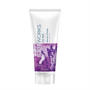 Avon Mască pentru picioare cu lavandă 3in1 Works (Clay Mask) 75 ml