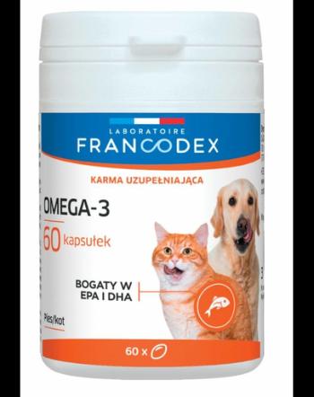 FRANCODEX Omega-3 pentru câini și pisici 60 capsule