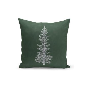 Față de pernă decorativă cu model de Crăciun Kate Louise Christmas Noel, 43 x 43 cm, verde