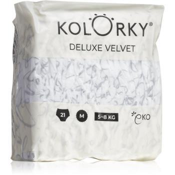 Kolorky Deluxe Velvet Love Live Laugh scutece ECO marimea M 5-8 Kg 21 buc