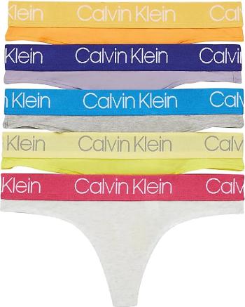 Calvin Klein 5 PACK - tanga de damă QD6013E-1ID XL