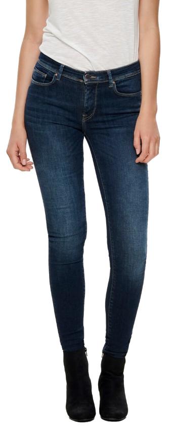 ONLY Blugi skinny pentru femei ONLSHAPE 15180740 Dark Blue Denim 28/30