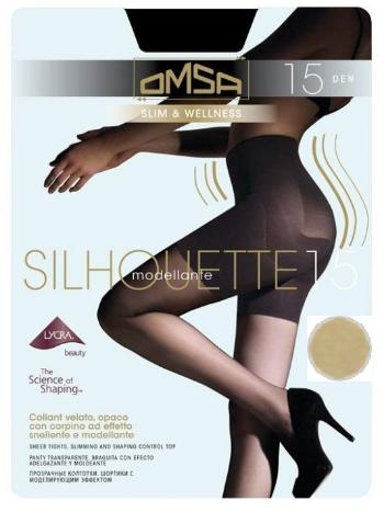 OMSA Colanți pentru femei Silhouette Beige Naturel 15 DEN 4028OM SILHOUETTE 15.0661 L