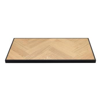 Extensie pentru masă cu aspect de lemn de stejar 45x90 cm Calvi – Unique Furniture