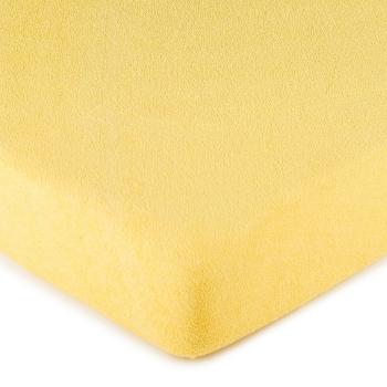 Cearșaf pat 4Home, din bumbac, galben, 160 x 200 cm, 160 x 200 cm