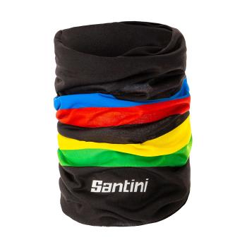Santini UCI RAINBOW guler - black