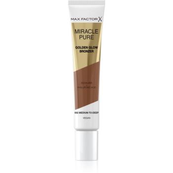 Max Factor Miracle Pure crema Bronzantã pentru o piele mai luminoasa culoare 002 Medium to Dark 15 ml