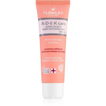 FlosLek Pharma A+D+E+K Care crema pe baza de vitamine pentru ten matur SPF 15 50 ml