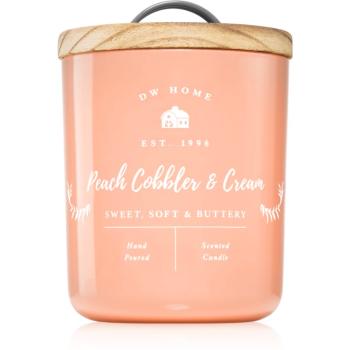 DW Home Farmhouse Peach Cobbler & Cream lumânare parfumată 240 g