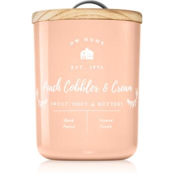 DW Home Farmhouse Peach Cobbler & Cream lumânare parfumată 108 g