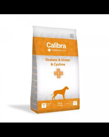 CALIBRA Veterinary Diet Dog Oxalate &amp; Urate &amp; Cystine Dieta veterinara pentru caini cu urolitiaza 12 kg