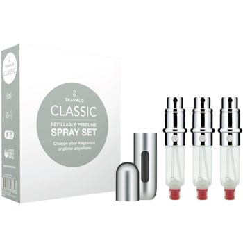 Travalo Classic HD - flacon reîncărcabil 3 ml (argintiu)