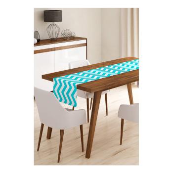 Napron din microfibră pentru masă Minimalist Cushion Covers Blue Stripes, 45 x 145 cm