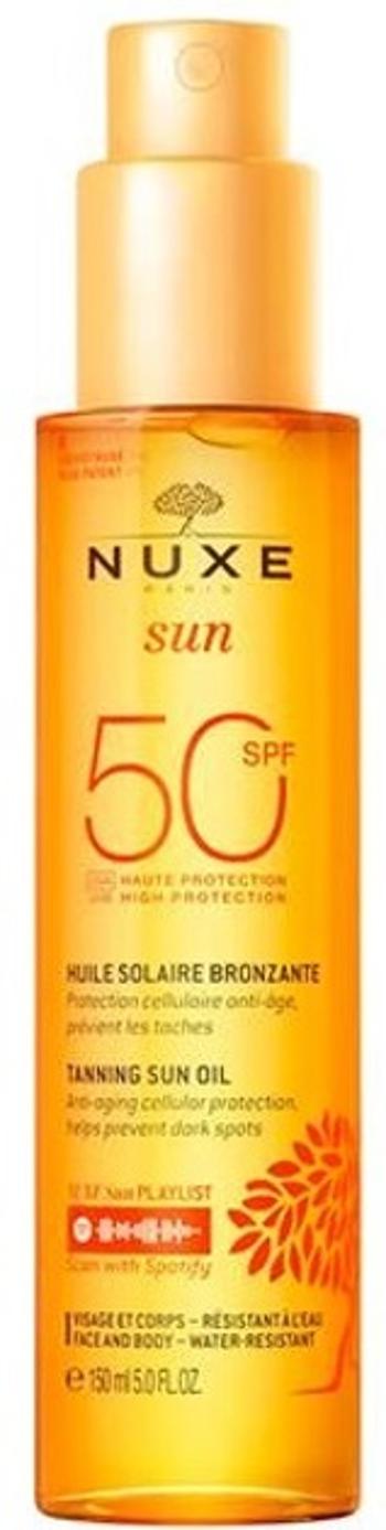 Nuxe Ulei bronzant pentru față și corp SPF 50 Sun (Tanning Oil For Face And Body) 150 ml