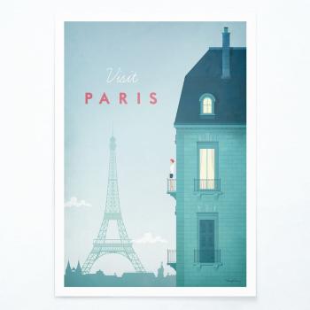 Poster Travelposter Paris, A3