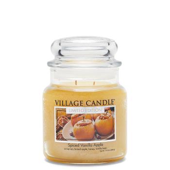 Village Candle Lumânare parfumată în sticlă Spiced Vanilla Apple 389 g