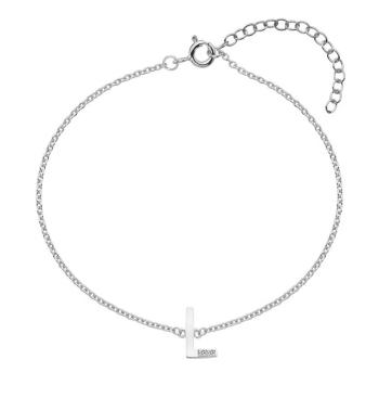 Hot Diamonds Brățară de argint cu diamante litera "L"Love LettersDL623