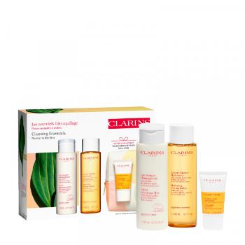 Clarins Set de curățare a tenului pentru tenul normal și uscat Cleansing Essentials