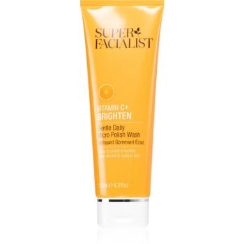 Super Facialist Vitamin C+ Brighten exfoliant iluminator pentru fata, gat si piept 125 ml