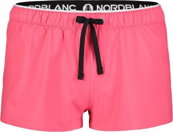 Femei rulează pantaloni scurti NORDBLANC Volan roz NBSPL7205_RBP