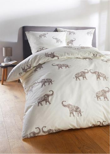 Lenjerie de pat cu elefanţi