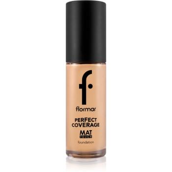 flormar Perfect Coverage Mat Touch Foundation machiaj cu efect matifiant pentru piele mixta spre grasa culoare 303 Classic Beige 30 ml