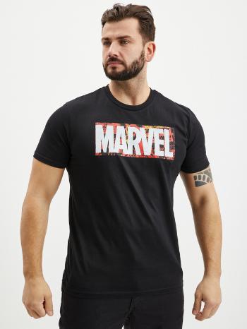 ZOOT.Fan Marvel Logo Marvel Tricou Negru