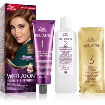 Wella Wellaton Intense Culoare permanenta pentru par cu ulei de argan culoare 6/7 Magnetic Chocolate 1 buc