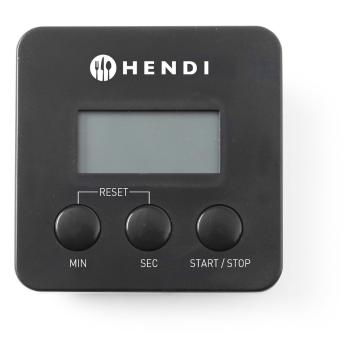 Minutar digital cu magnet Hendi, negru