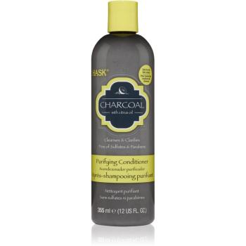 HASK Charcoal with Citrus Oil Balsam de curățare pentru refacerea scalpului 355 ml