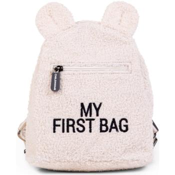 Childhome My First Bag Teddy Off White rucsac pentru copii 20x8x24 cm