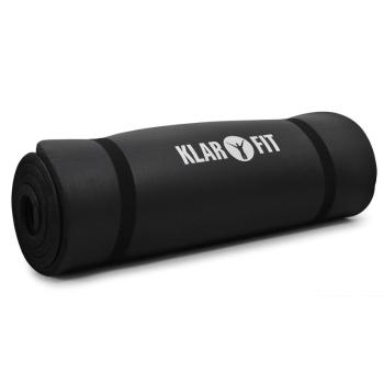 KLARFIT Yoga Mat Exercitare 15mm 190x60cm negru