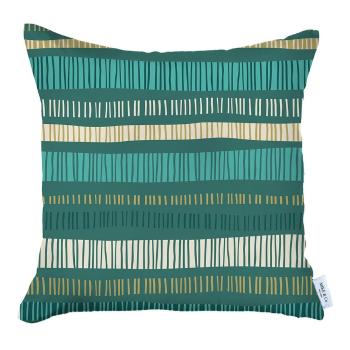 Față de pernă decorativă Mike & Co. NEW YORK Jungle Stripes, 43 x 43 cm, verde