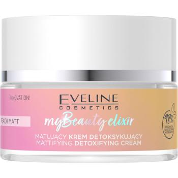 Eveline Cosmetics My Beauty Elixir Peach Matt crema detoxifianta cu efect matifiant 50 ml