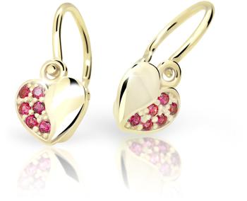 Cutie Jewellery Cercei pentru copii din aur galben C2160-10-X-1 fucsia