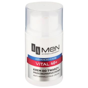 AA Cosmetics Men Vital 40+ crema anti-rid împotriva îmbătrânirii pielii 50 ml