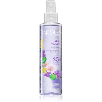 Yardley April Violets spray de corp hidratant pentru femei 200 ml